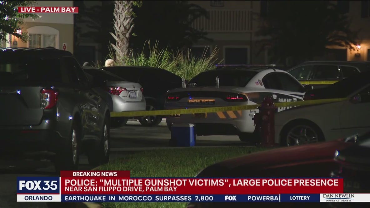 Multiple people shot at Palm Bay apartments, police say